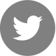 Grey twitter icon